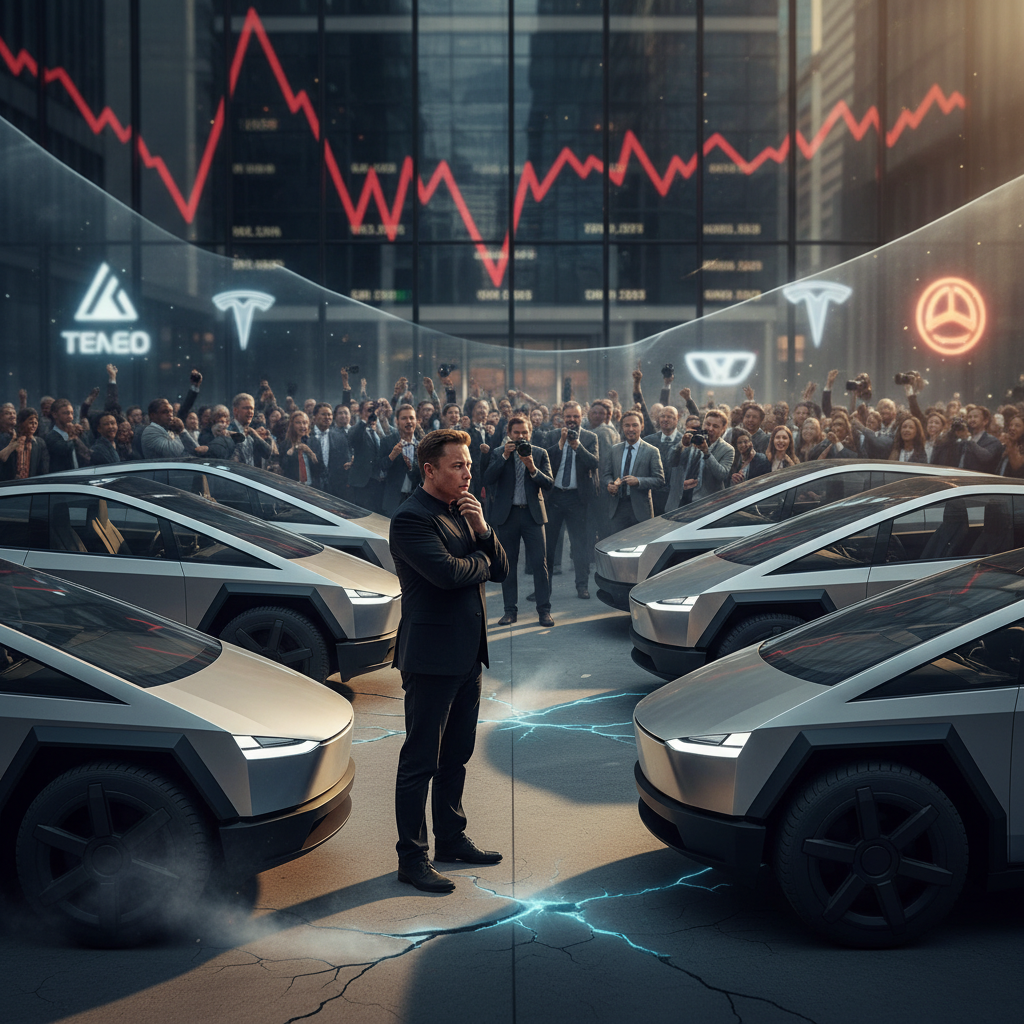 Elon Musk en contexto de competencia y presión sobre Tesla