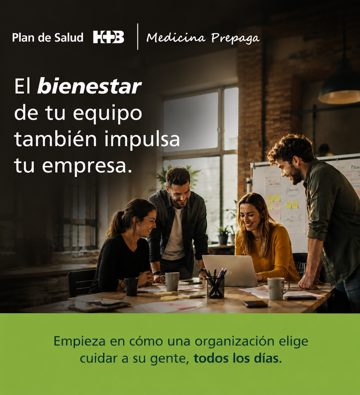 El bienestar de tu equipo también impulsa tu empresa. Empieza en cómo una organización elige cuidar a su gente, todos los días.