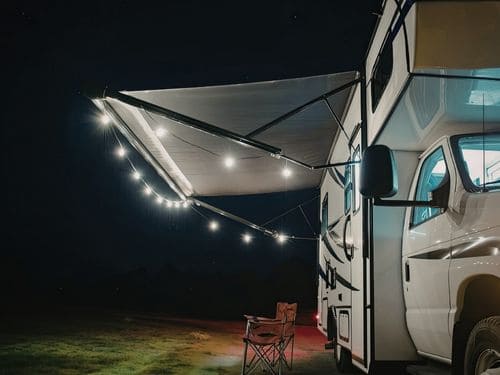 Awning Fabric Replacement in Mulberry