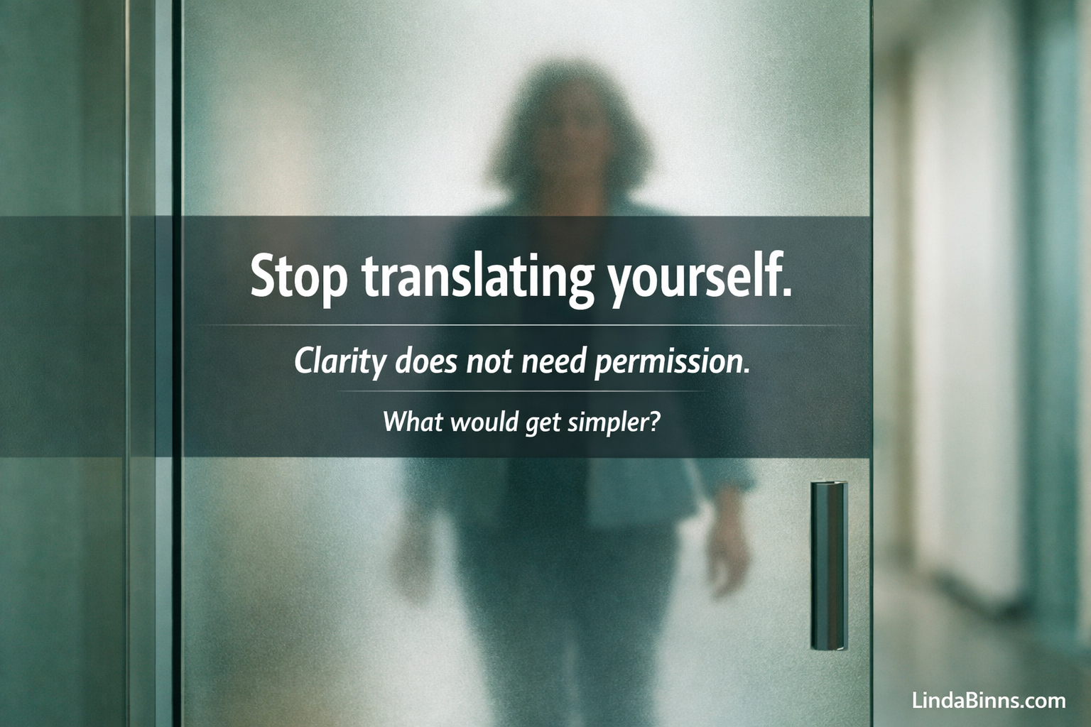 There is a specific kind of exhaustion that does not respond to rest. Because it is not physical. It is the tiredness of constantly adjusting yourself to fit. You are not only doing the work. You are managing how the work is perceived. You are not only making decisions. You are making them palatable. You can still look confident. You can still be praised as mature, calm, reasonable. But internally, you begin to feel the cost. The cost is not always visible. It is energetic. You leave meetings feeling slightly erased. You feel tension around small choices. You notice hesitation where you used to feel clarity. Not because you do not know. Because you are still trying to be understood before you are simply aligned.