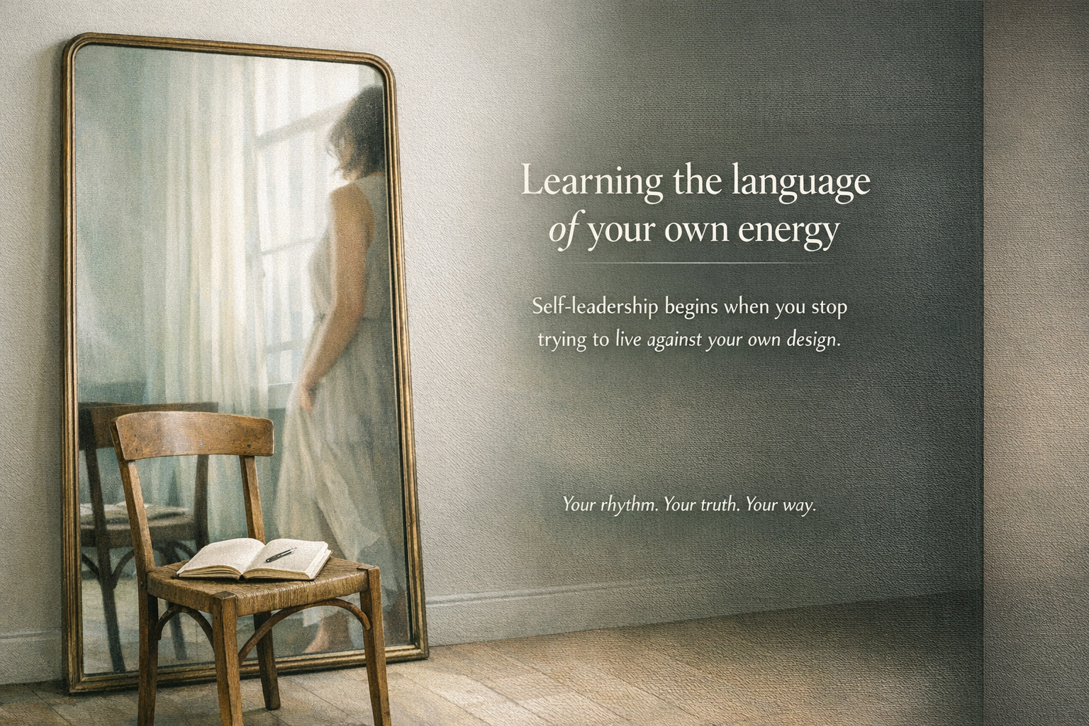 Learning the Language of Your Own Energy At one point, Patricia spoke about the idea of having a “user manual” for yourself. That really resonated with me. Because so much of self-leadership isn’t about becoming someone new, it’s about understanding how you already work. Your energy. Your rhythm. Your way of making decisions. For many women I speak with, there’s a turning point where they begin to realize: “I’ve been trying to live in a way that doesn’t actually match how I’m designed.” And that realization can feel both confronting, and relieving. Because it means nothing is wrong with you. There’s simply a different way your energy wants to move.