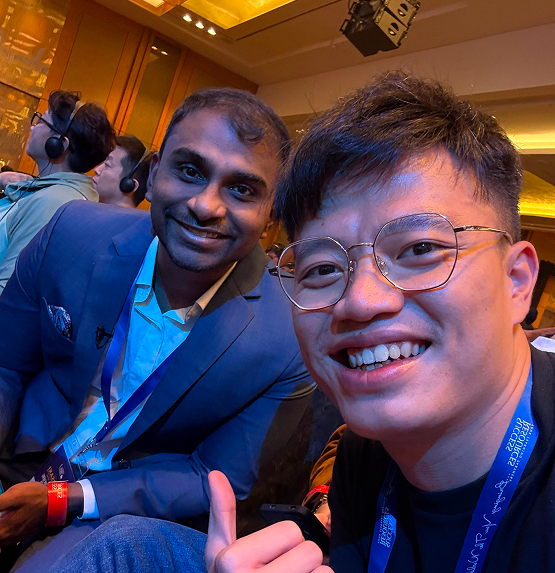 Kingsley Low With JT Foxx smiling together