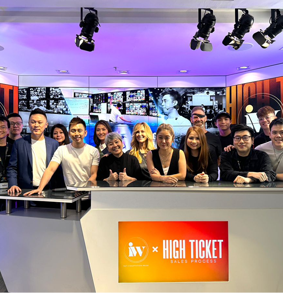 Kingsley Low With Peng Joons team smiling together