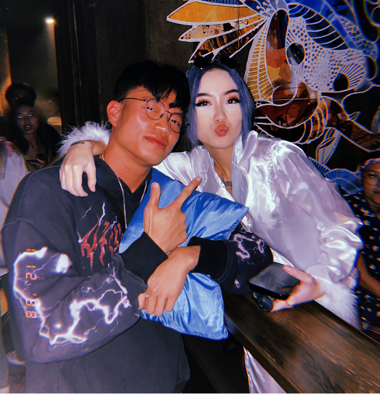 Kingsley Low with DJ Jovynn selfie together