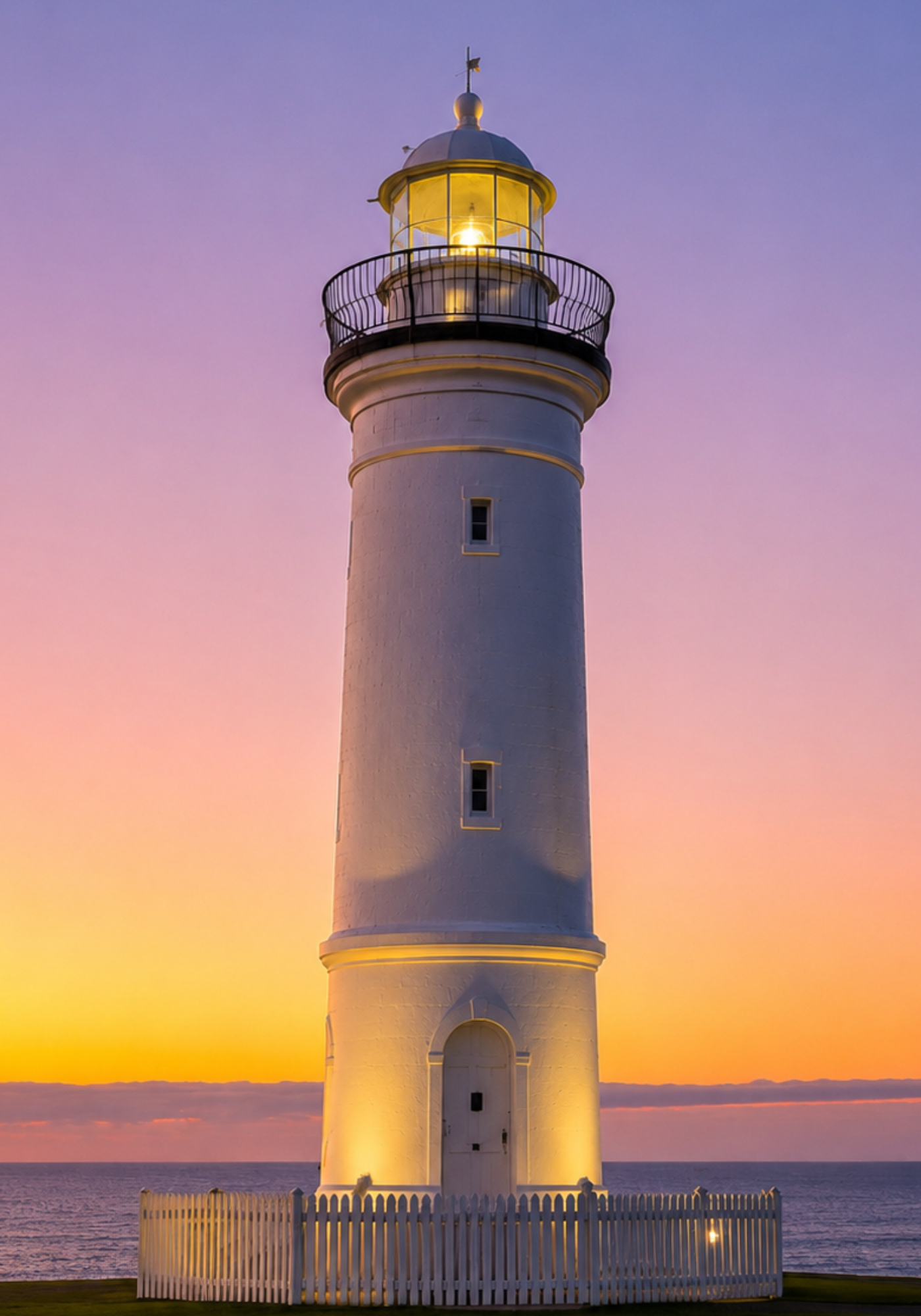 Kiama lighthouse at night