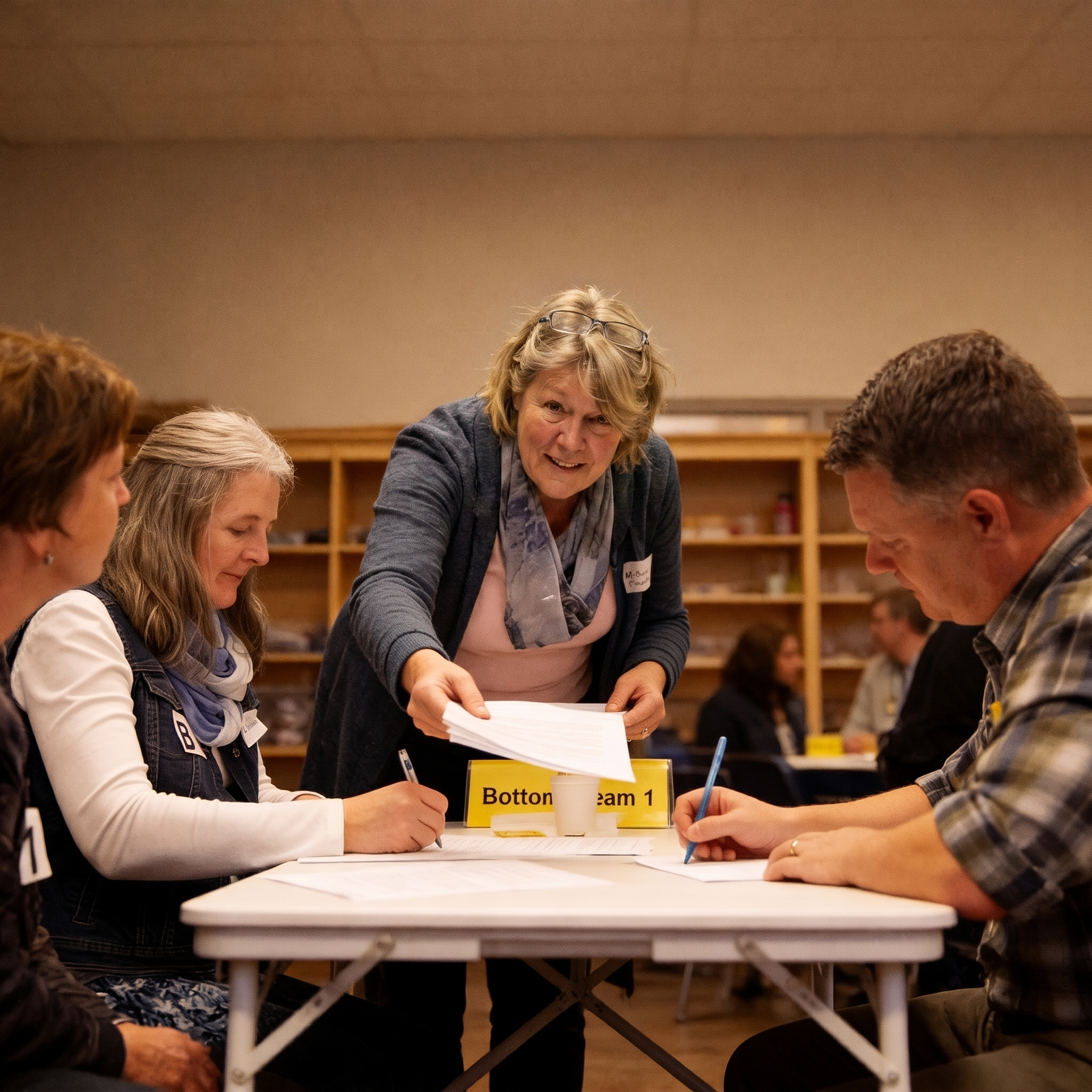 Leaders taking part in the Organisation Workshop