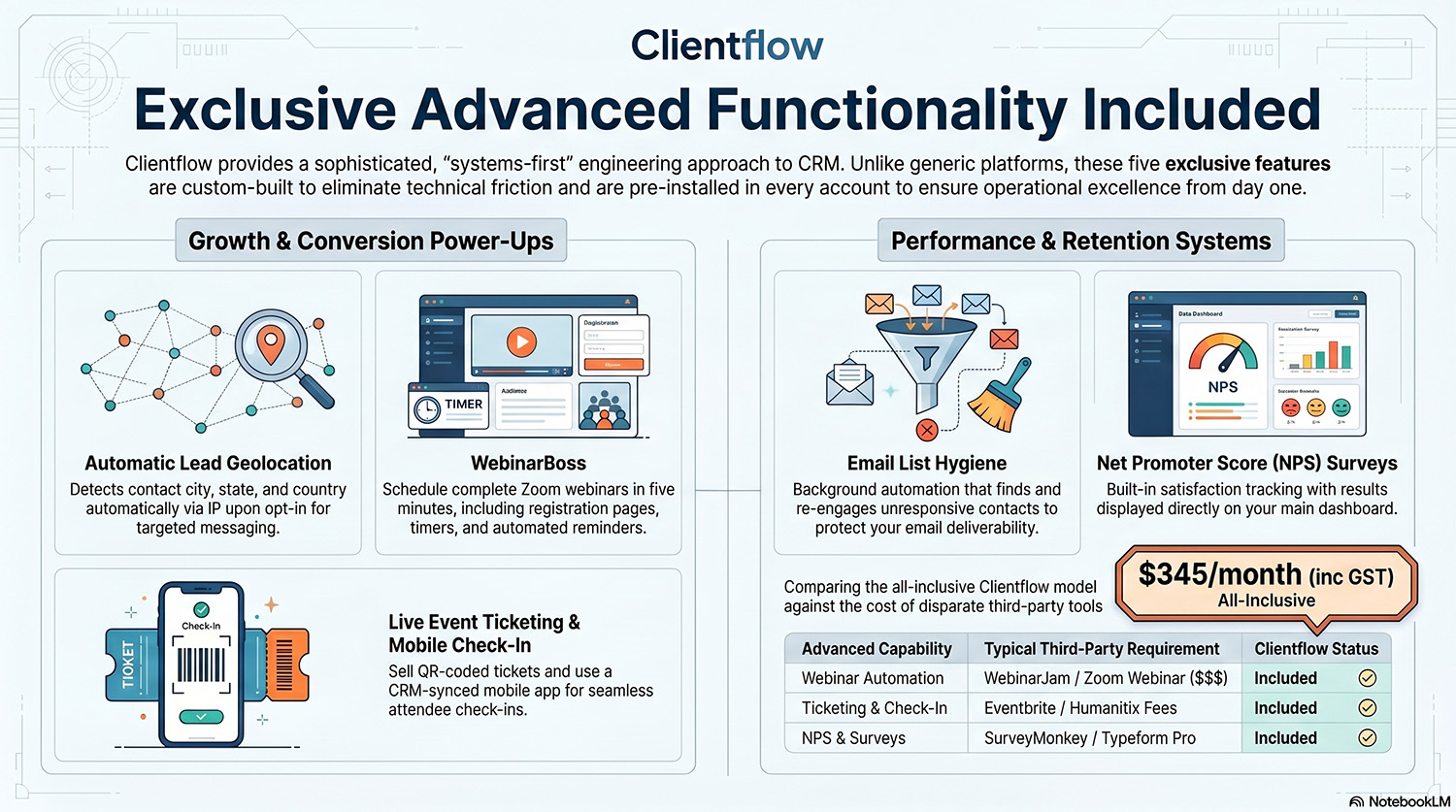 5 Exclusive Advanced Features Included Free | Clientflow