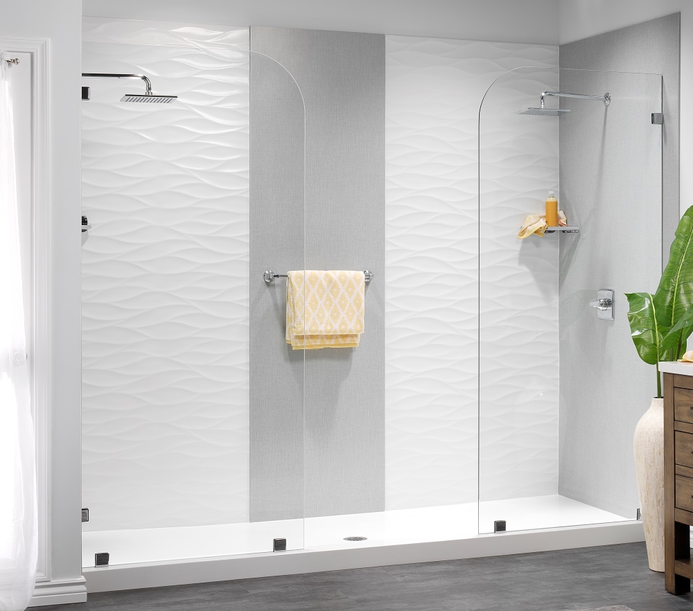 Infinity Premiere Services professional walk-in shower installation in Northwest Ohio - modern bathroom remodel with durable materials in Toledo and Maumee