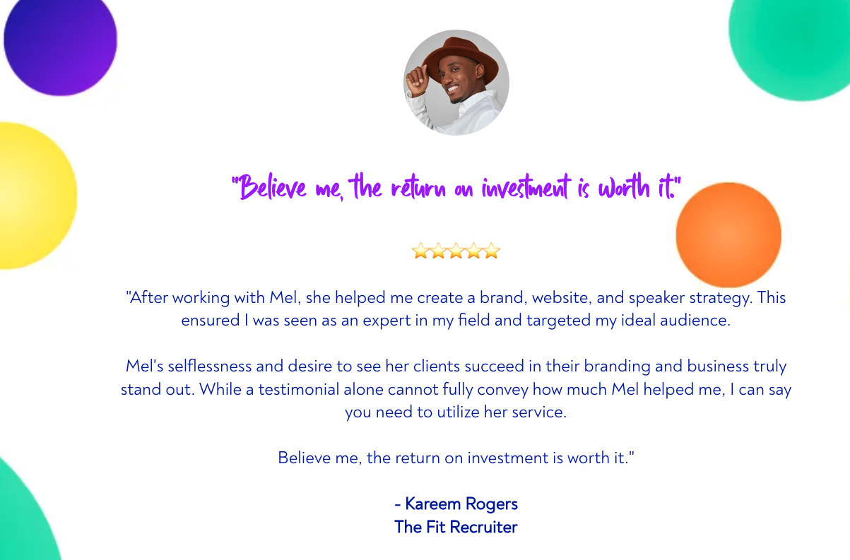 Mellynated Testimonial