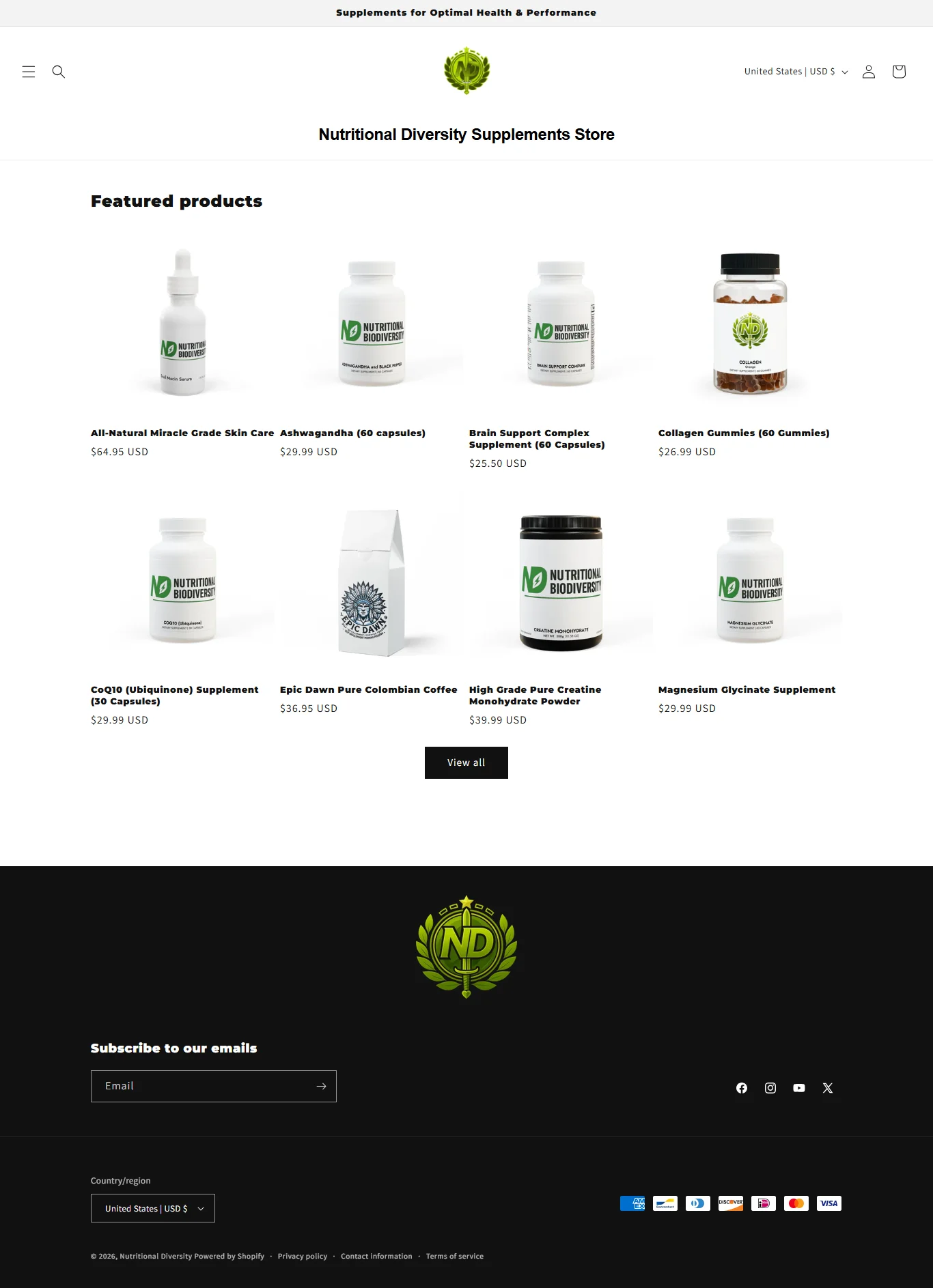 Executive consulting website design