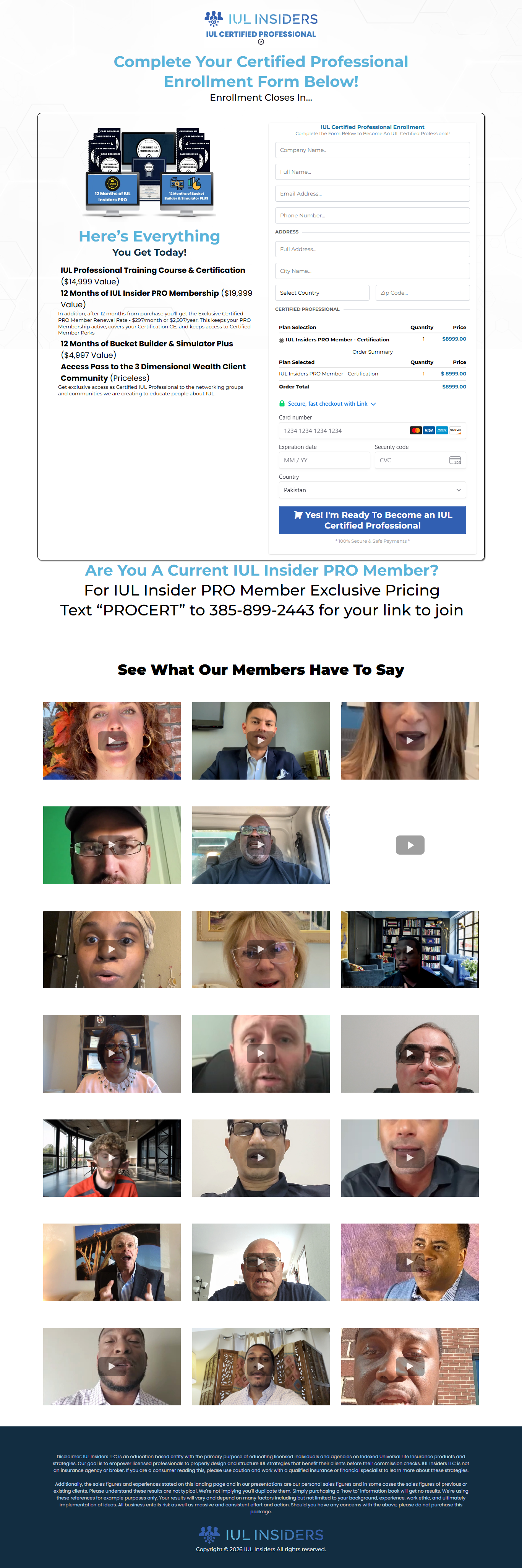 Insider Certified business growth community application funnel design