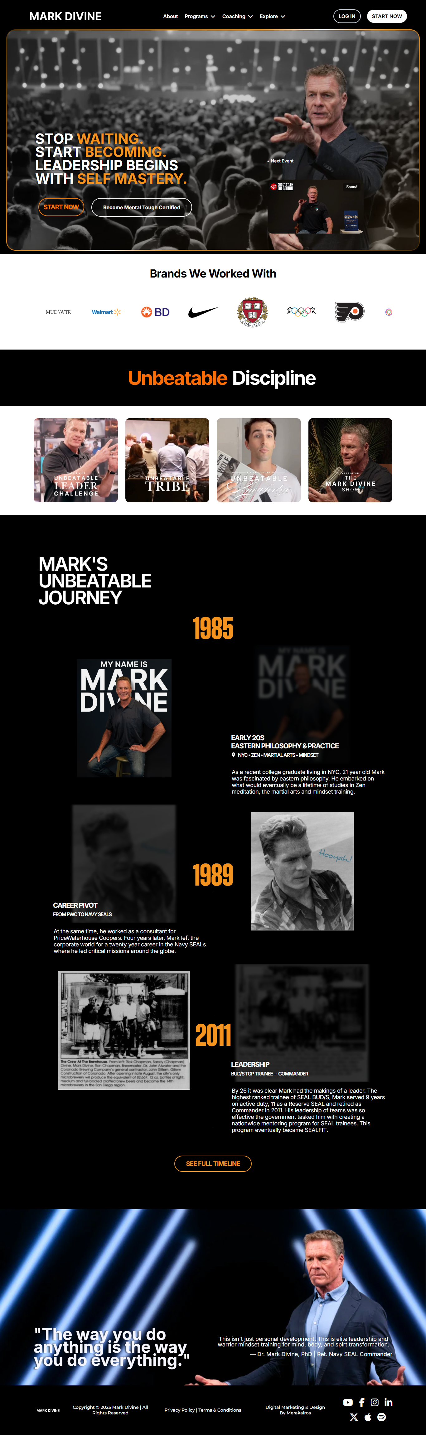 Unbeatable Leader Program sales funnel design