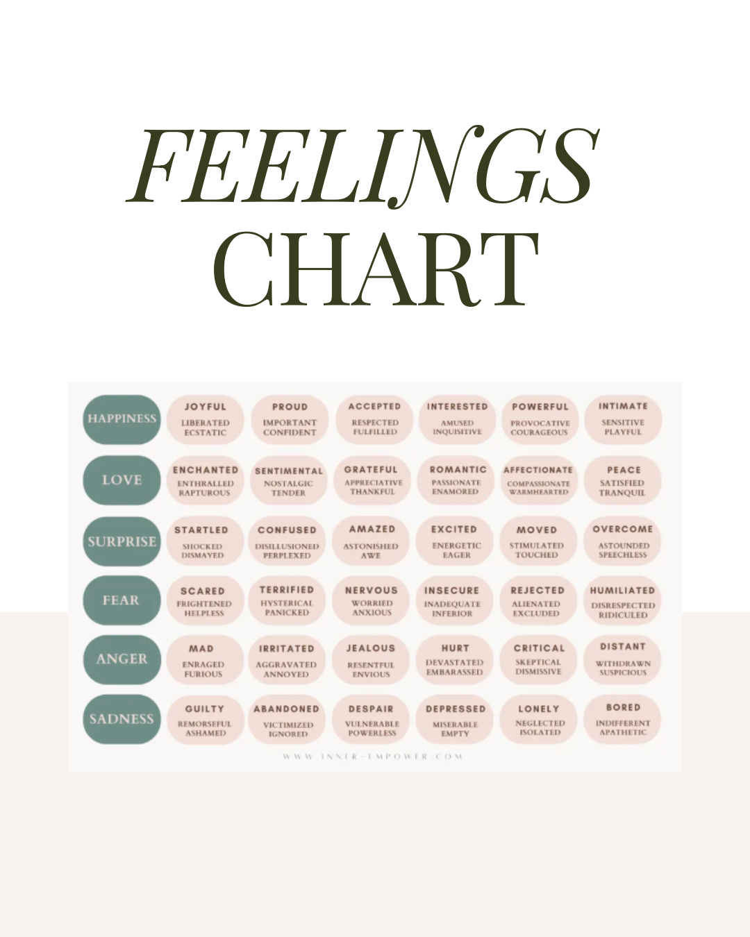 Photo preview of Feelings Chart freebie