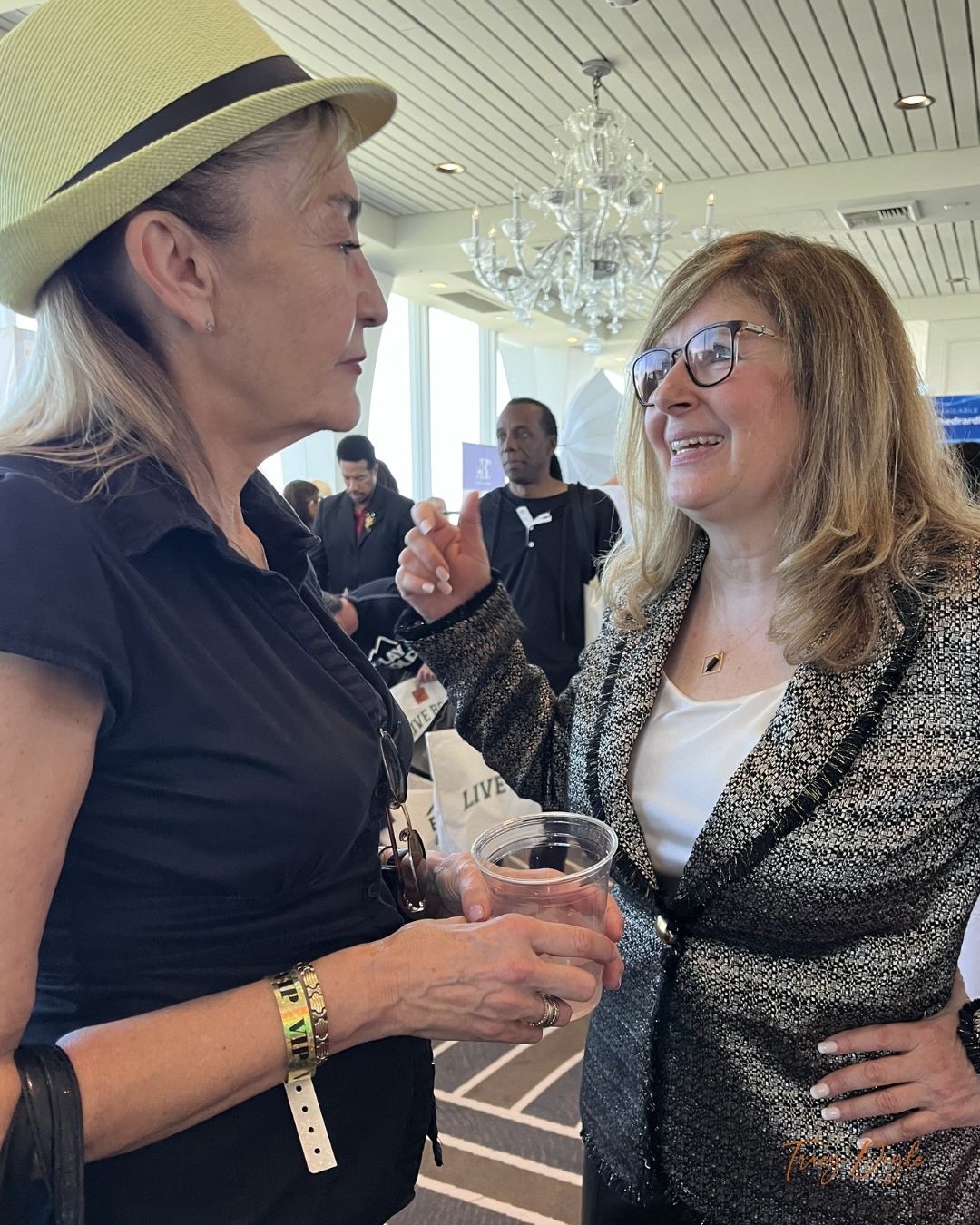 Tracy Doyle with clients