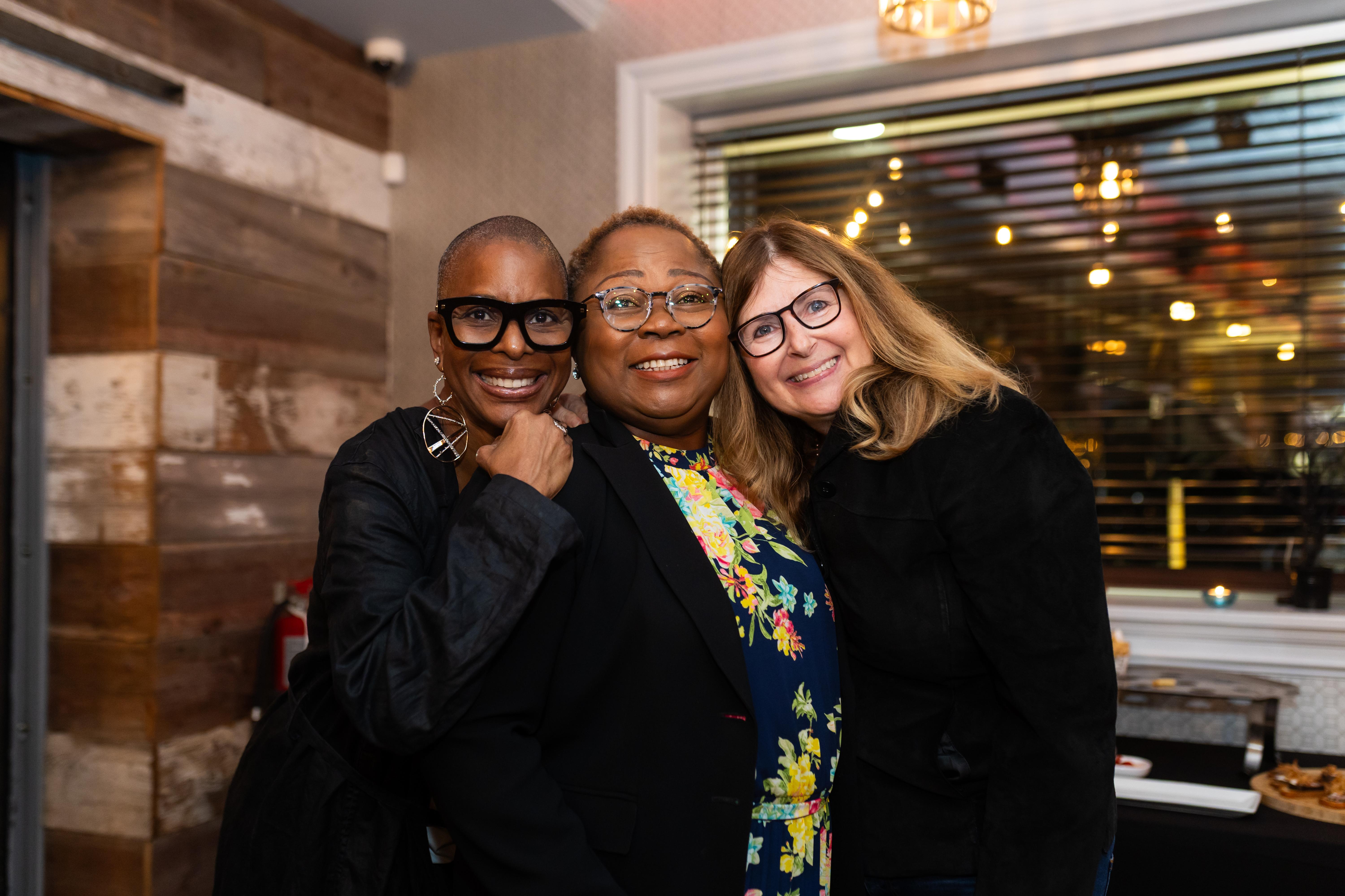 Tracy Doyle with readers