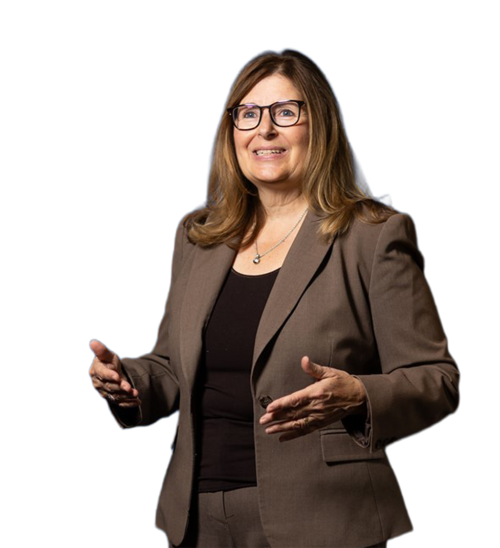 Tracy Doyle presenting