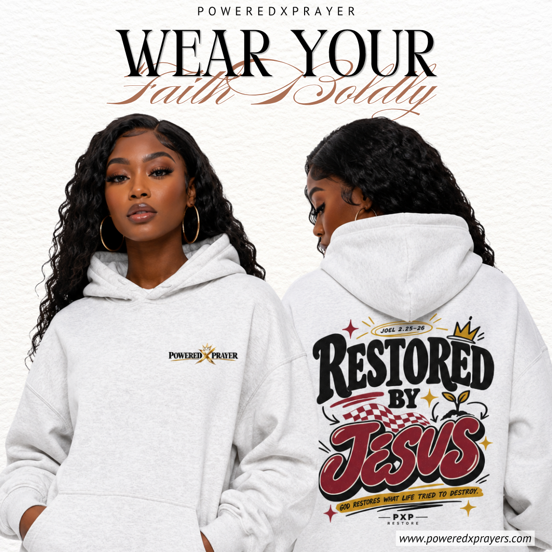 Powered x Prayer apparel collection