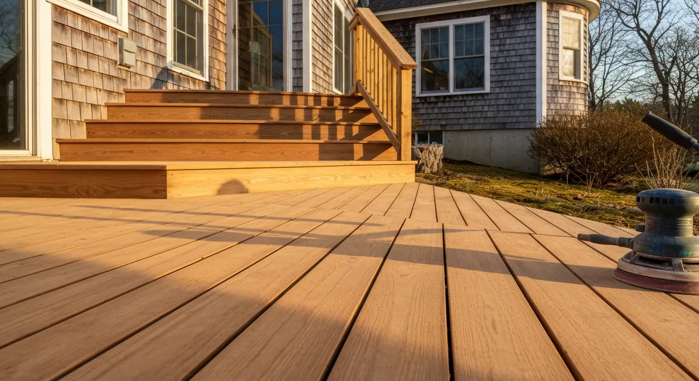 Walkway sanding application