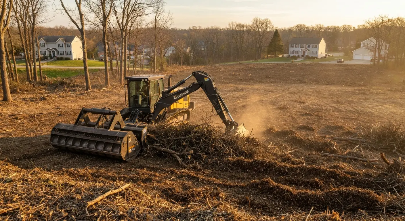 Land clearing and forestry mulching