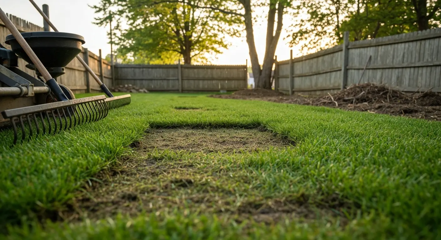 Lawn repair service