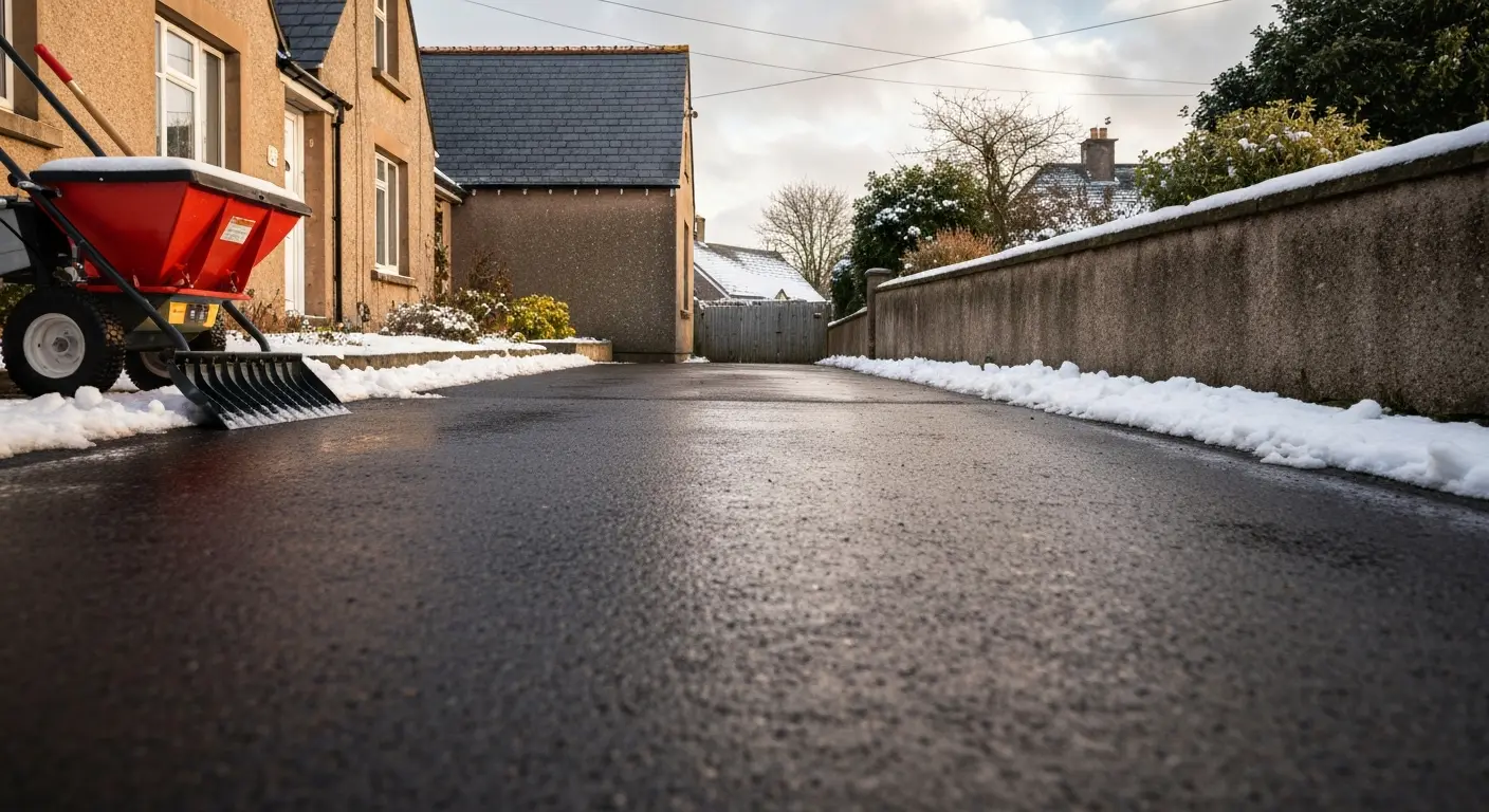 Residential driveway clearing