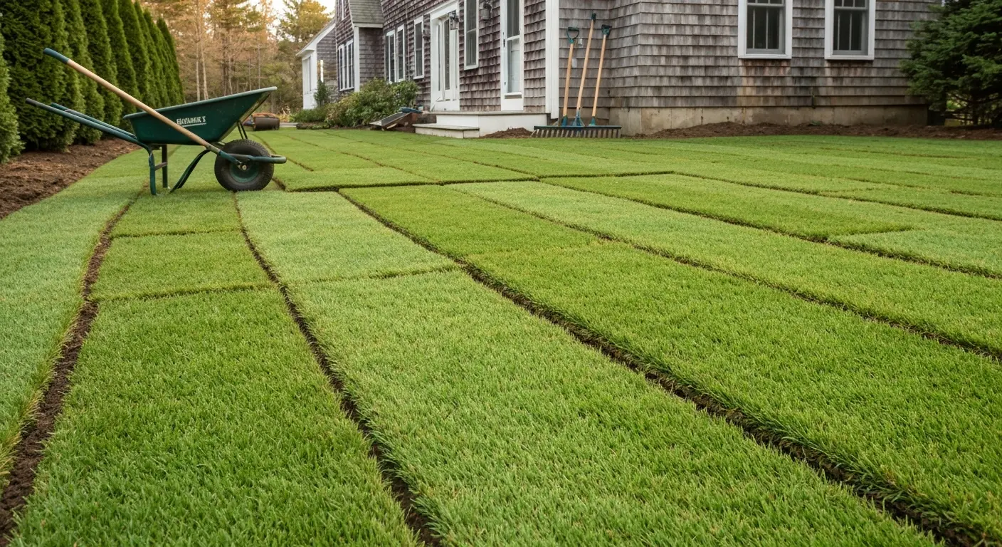 Lawn installation project