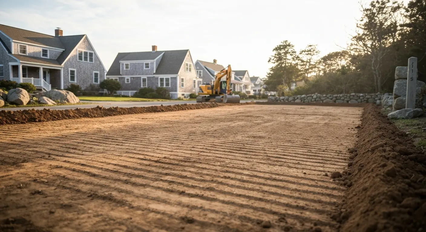 House lot preparation
