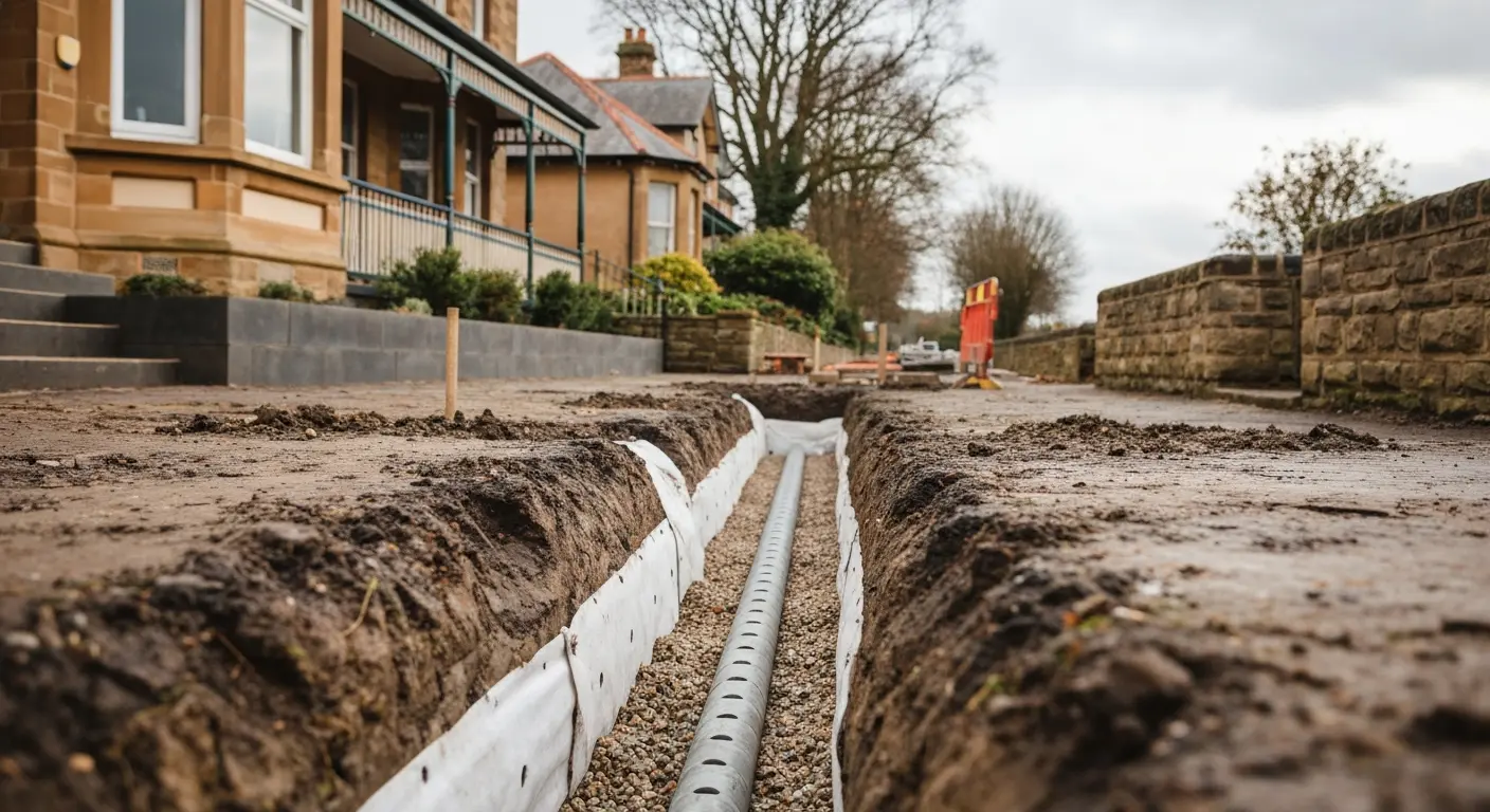 Drainage installation