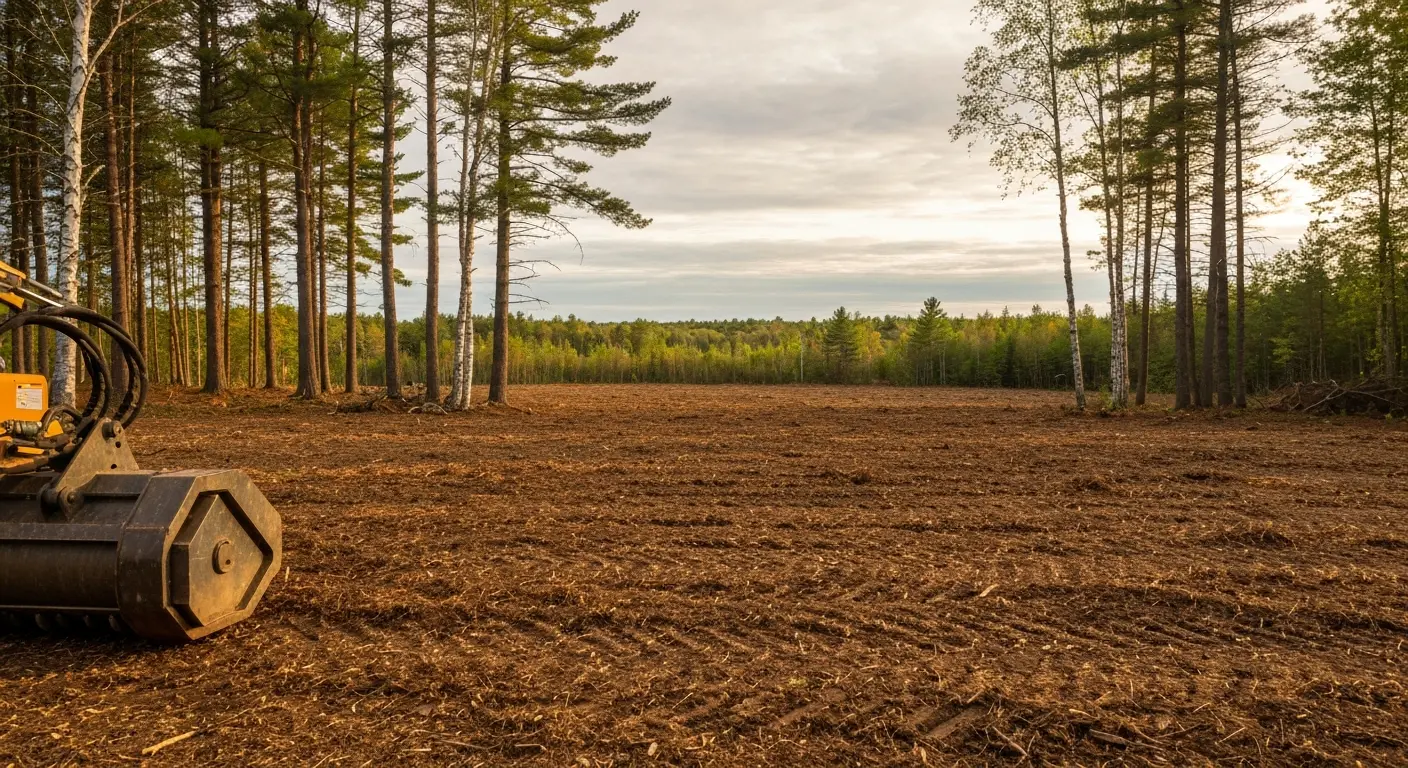 Land clearing and forestry mulching