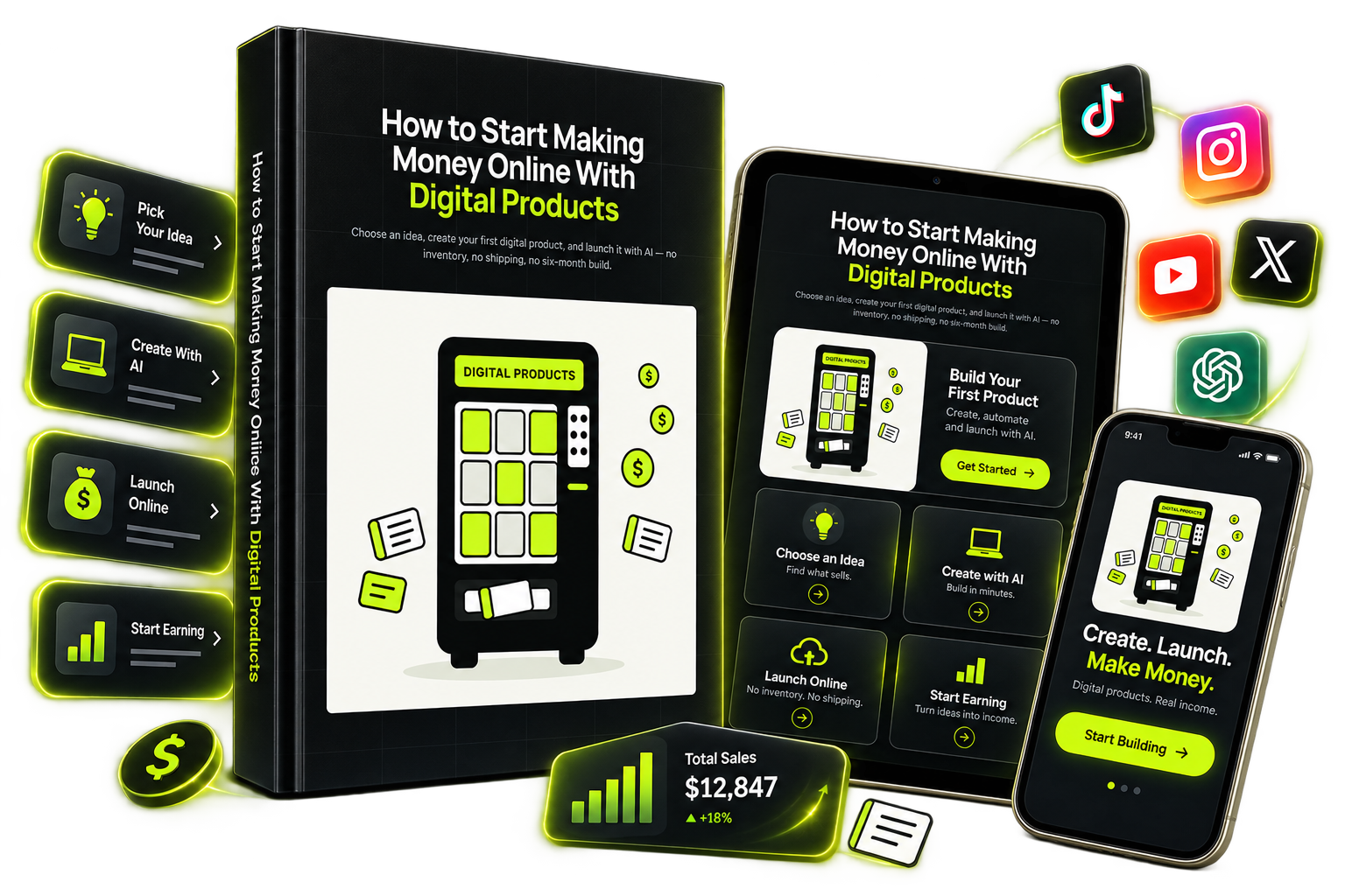 Digital Income School digital product bundle