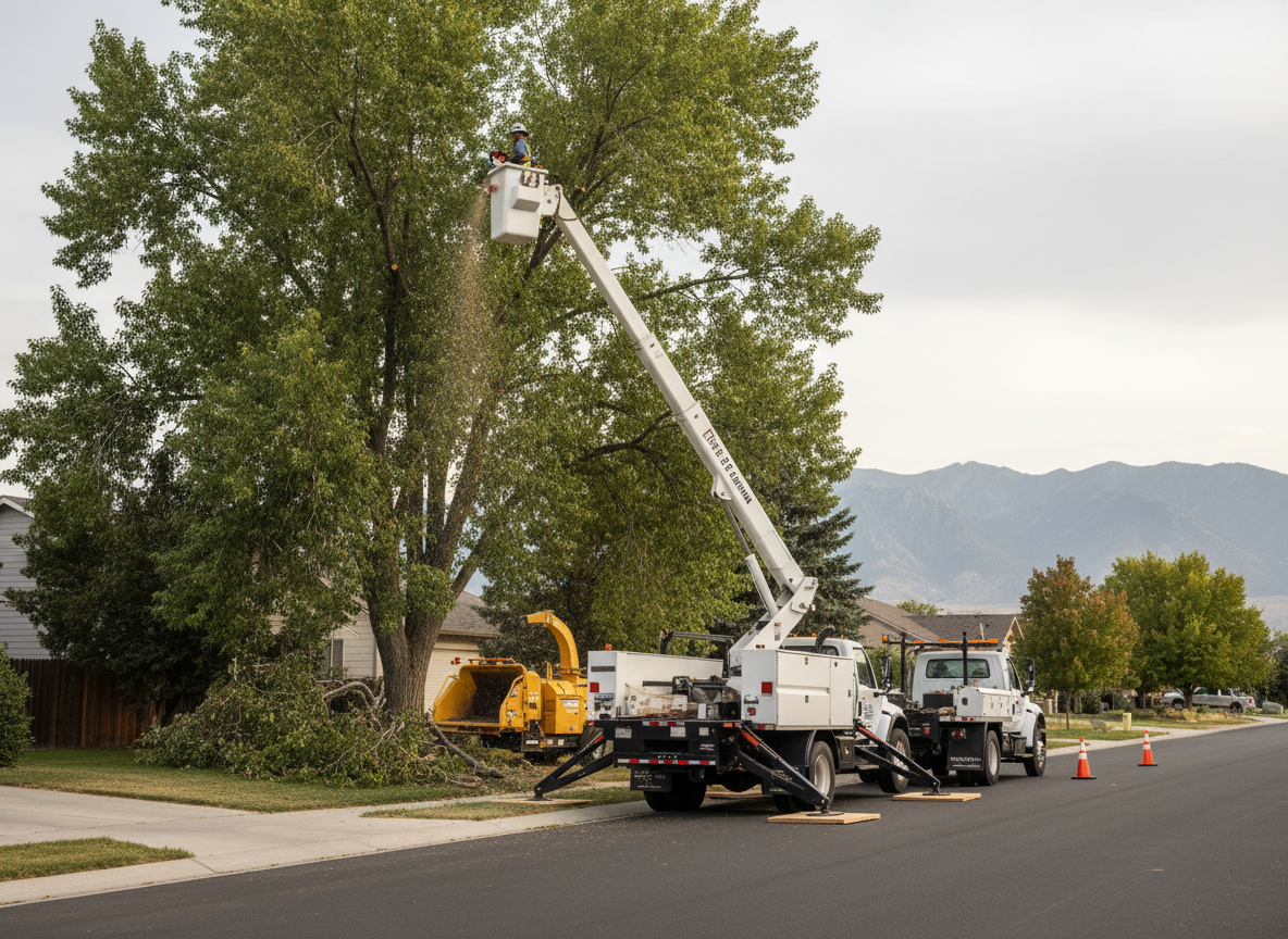 Tree care in Farr West: peace of mind starts with the right crew - Farr West tree care crew on the job