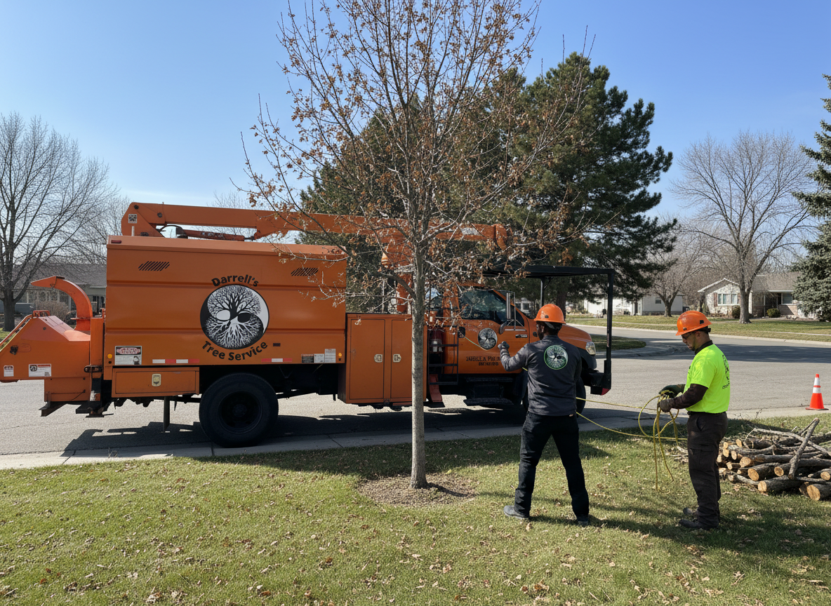 Tree Removal Service Cost in Ogden, UT - Darrell's Tree Service crew on-site