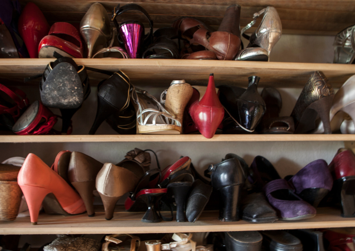 Shoes are a good place to start when you get decluttering help Shoes are a good place to start when you get decluttering help