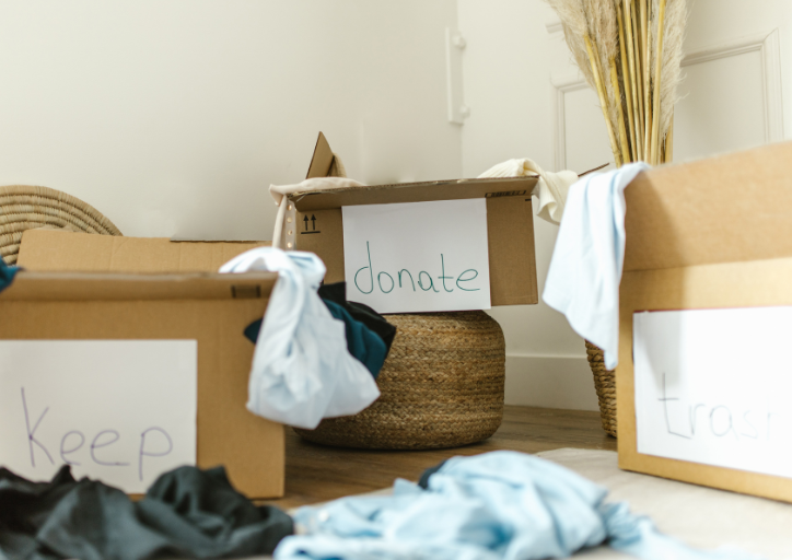 Letting go of stuff means making a lot of decisions
