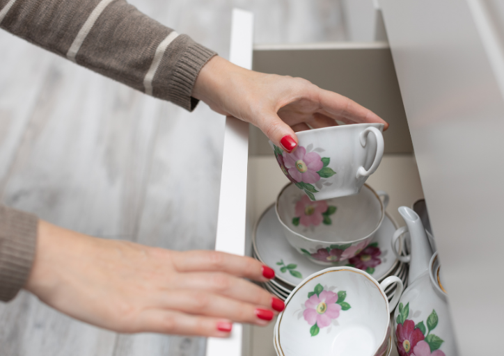 Declutter before buying more organizing bins