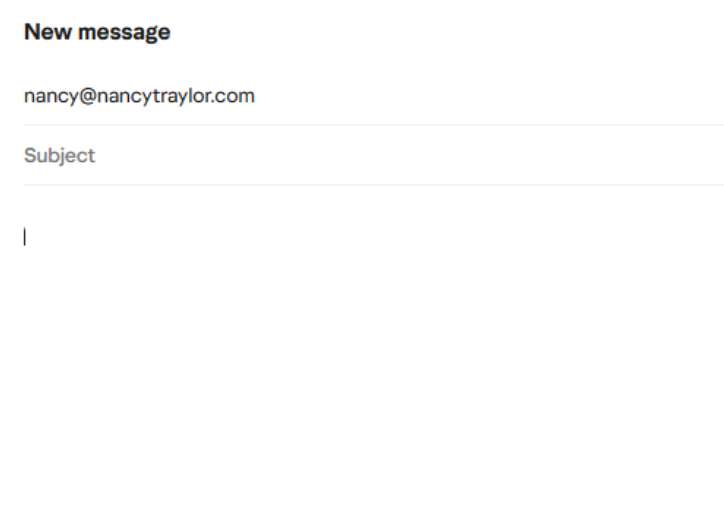 What I Kept After My Parents Died Email screen