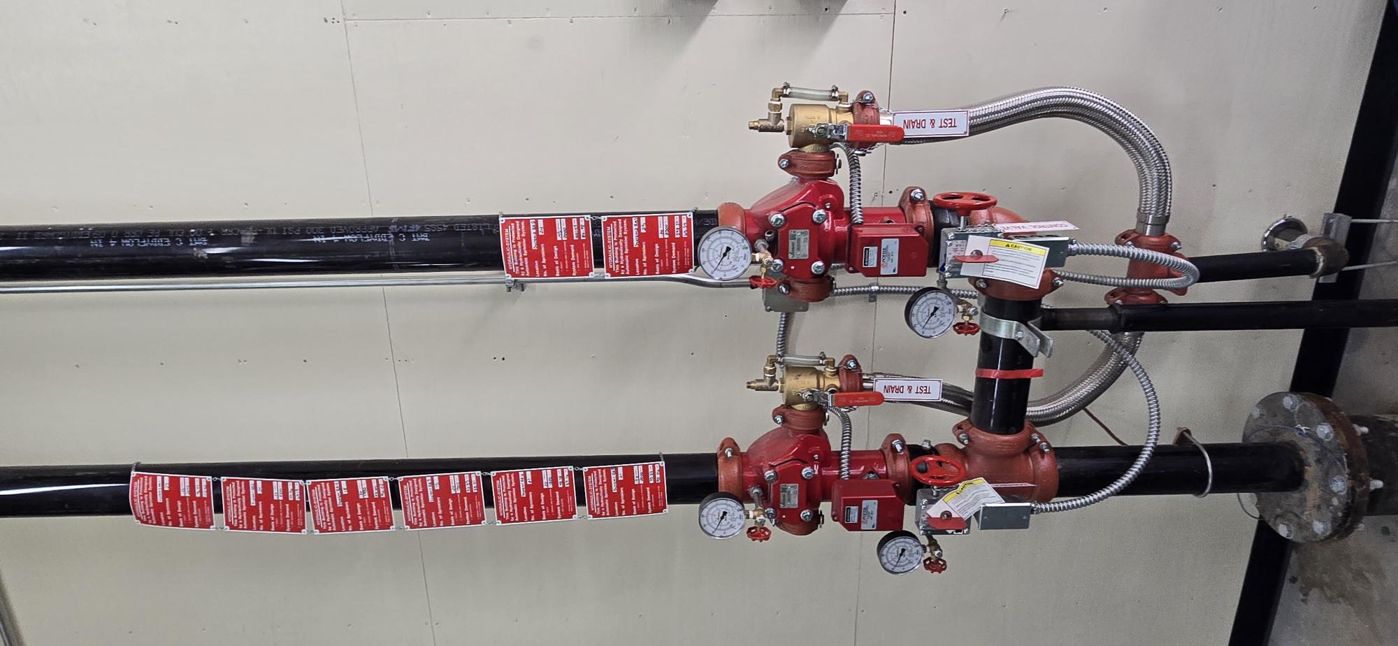 BUC-EE'S Arizona fire sprinkler installation — detail
