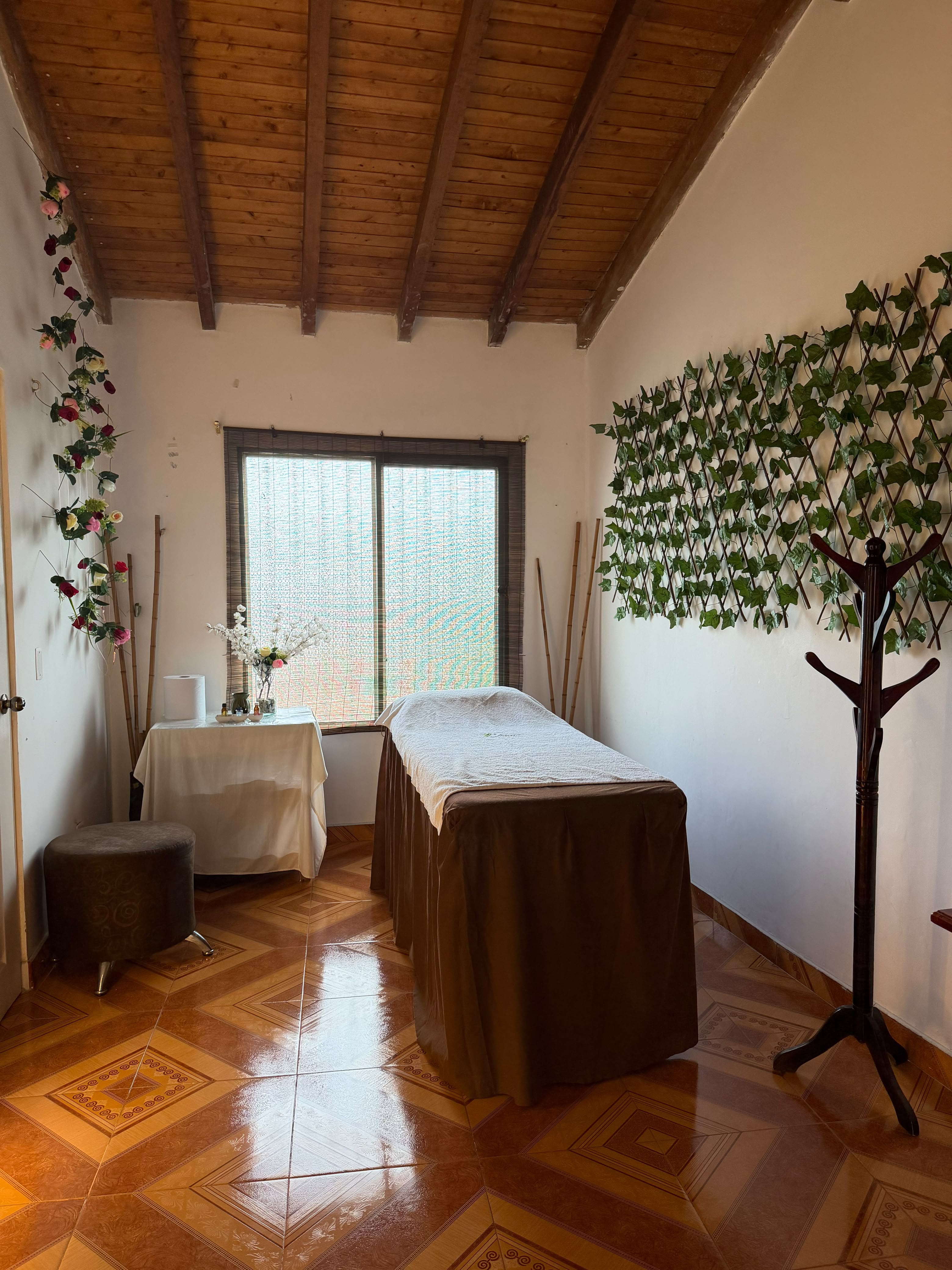 Cabina de masajes y relajación