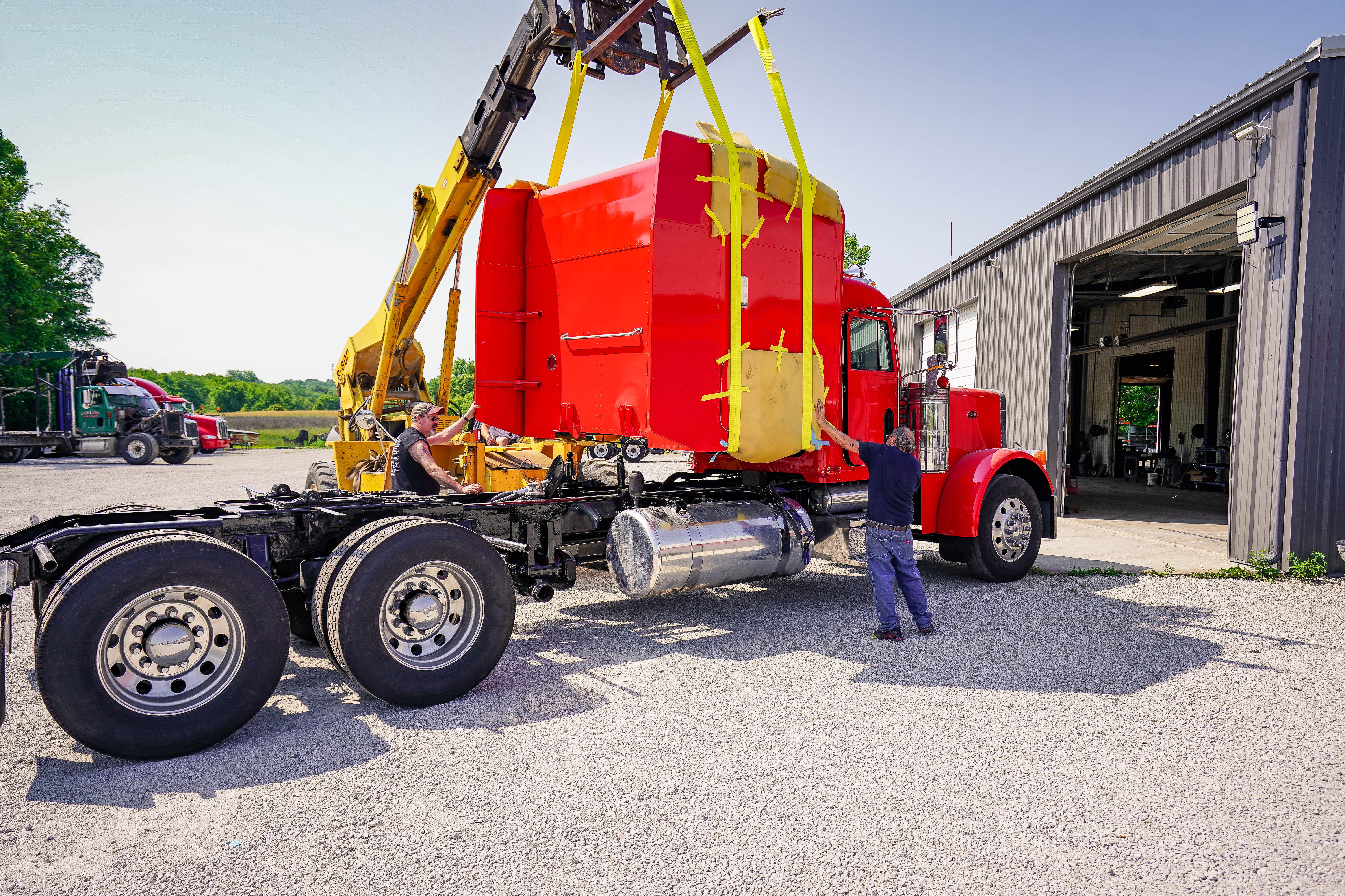Custom truck paint including two-tone and show-quality finishes