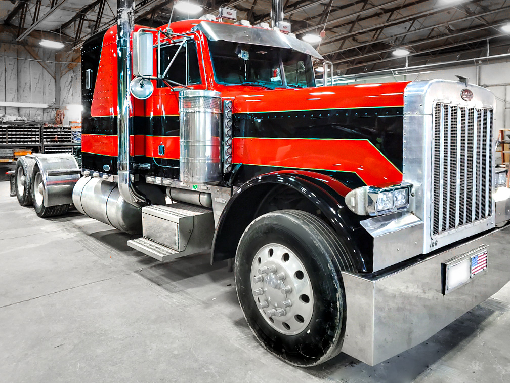 Commercial truck paint and body work at KC Wholesale in Oak Grove, MO