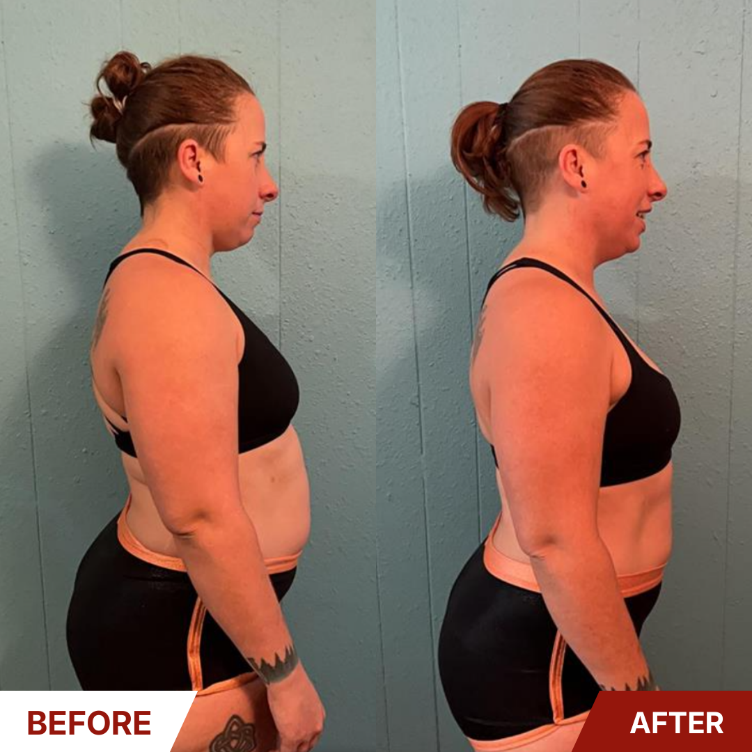 Client side view before and after