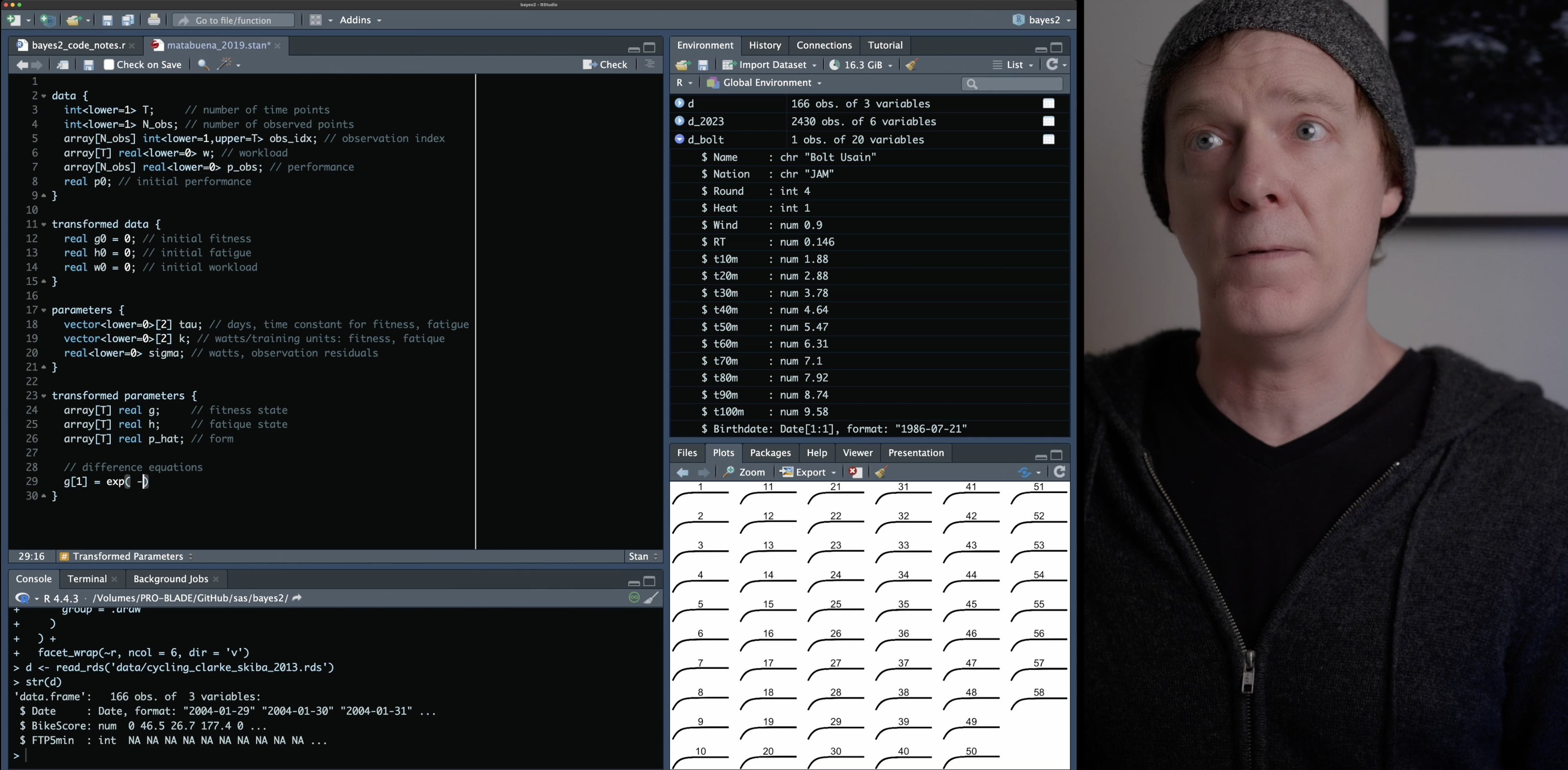Bayesian Fitness-Fatigue Modeling in Stan with Scott Spencer