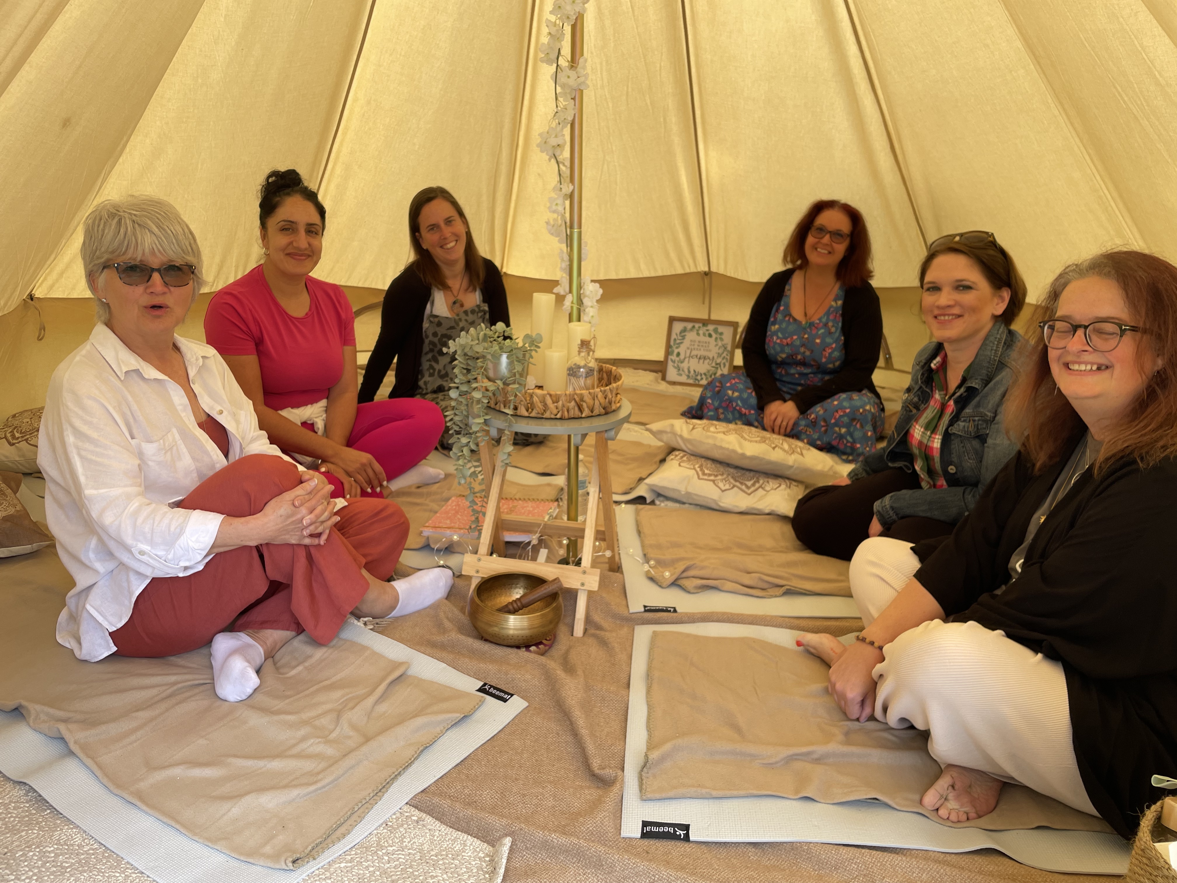 A BreathHealing Release group circle in session