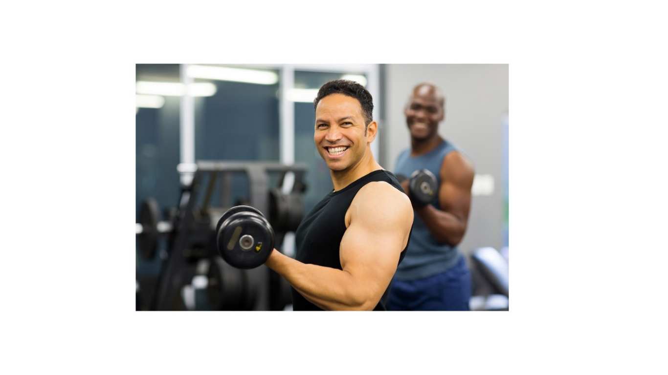 Man over 40 strength training