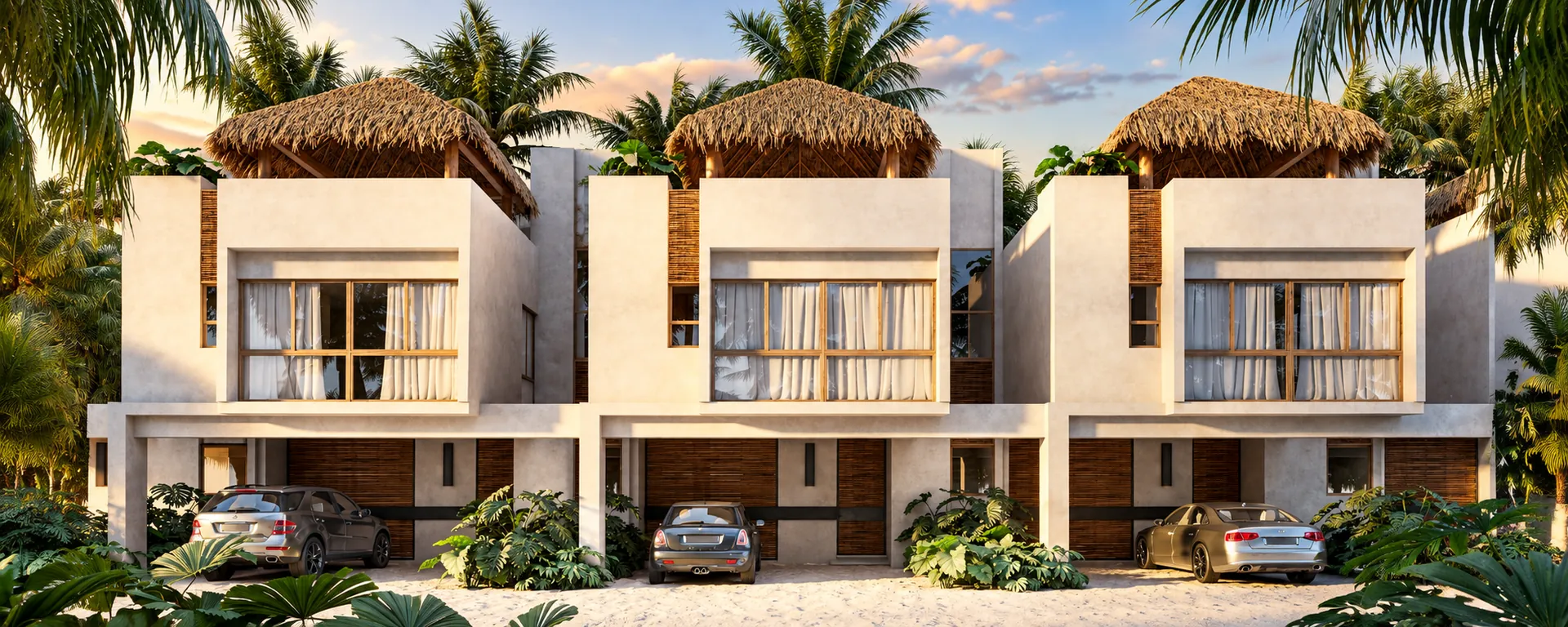 Townhouse Costa Arena junto al mar en San Benito, Yucatán