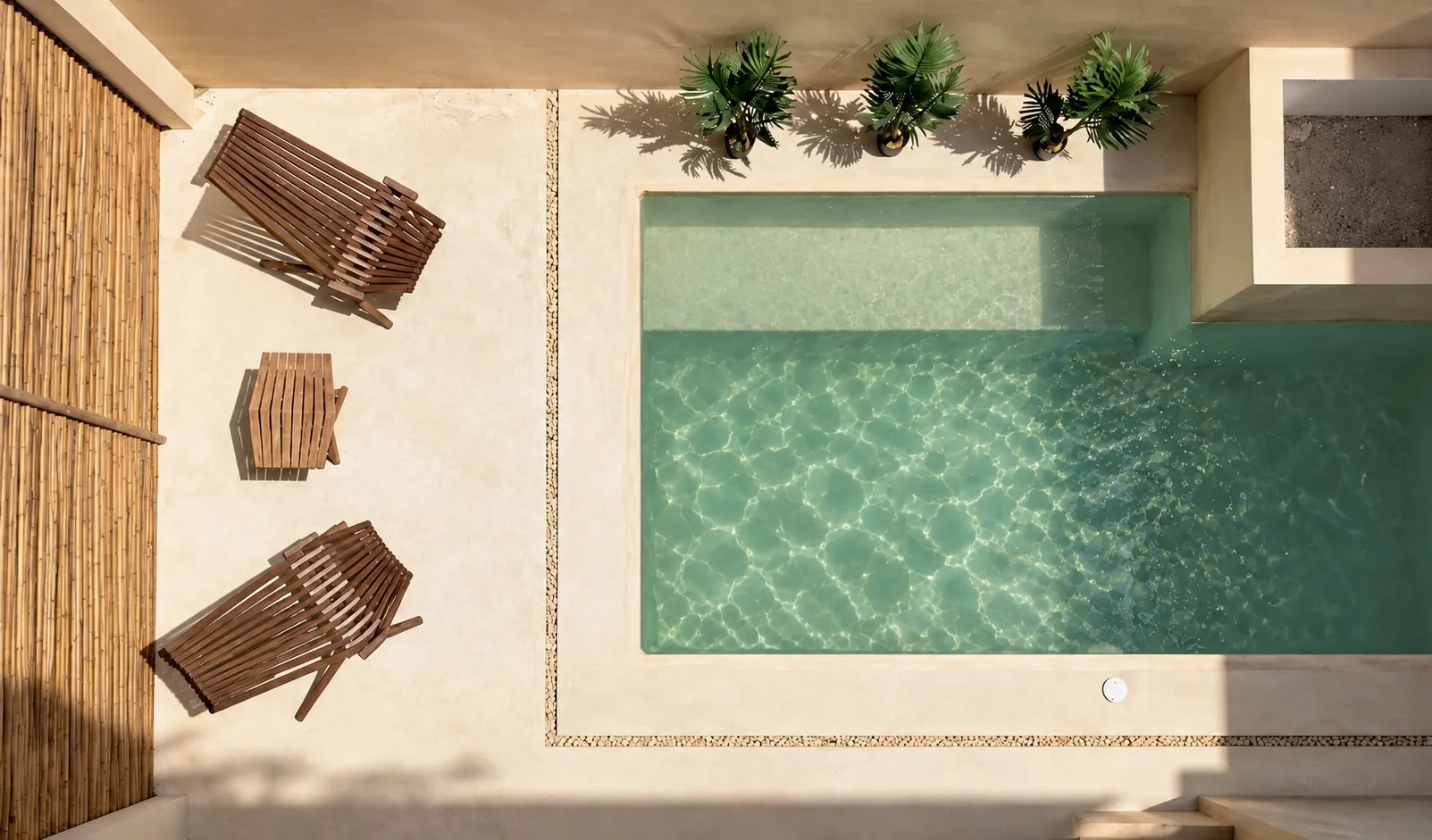 Fachada del townhouse Costa Arena junto al mar