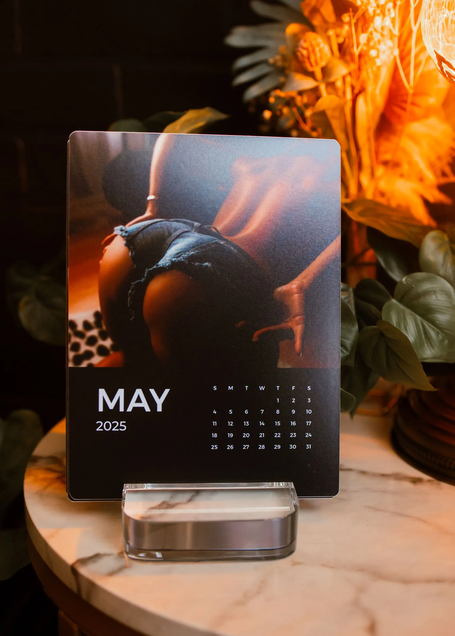 Custom boudoir calendar