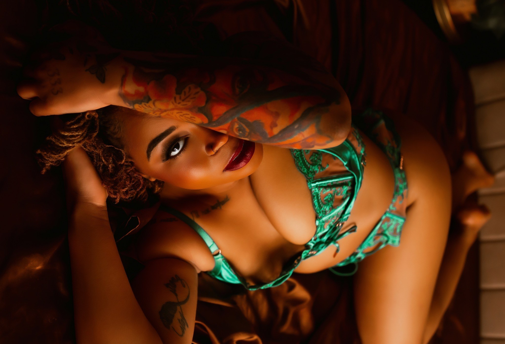 Satin Dauls Boudoir client portrait