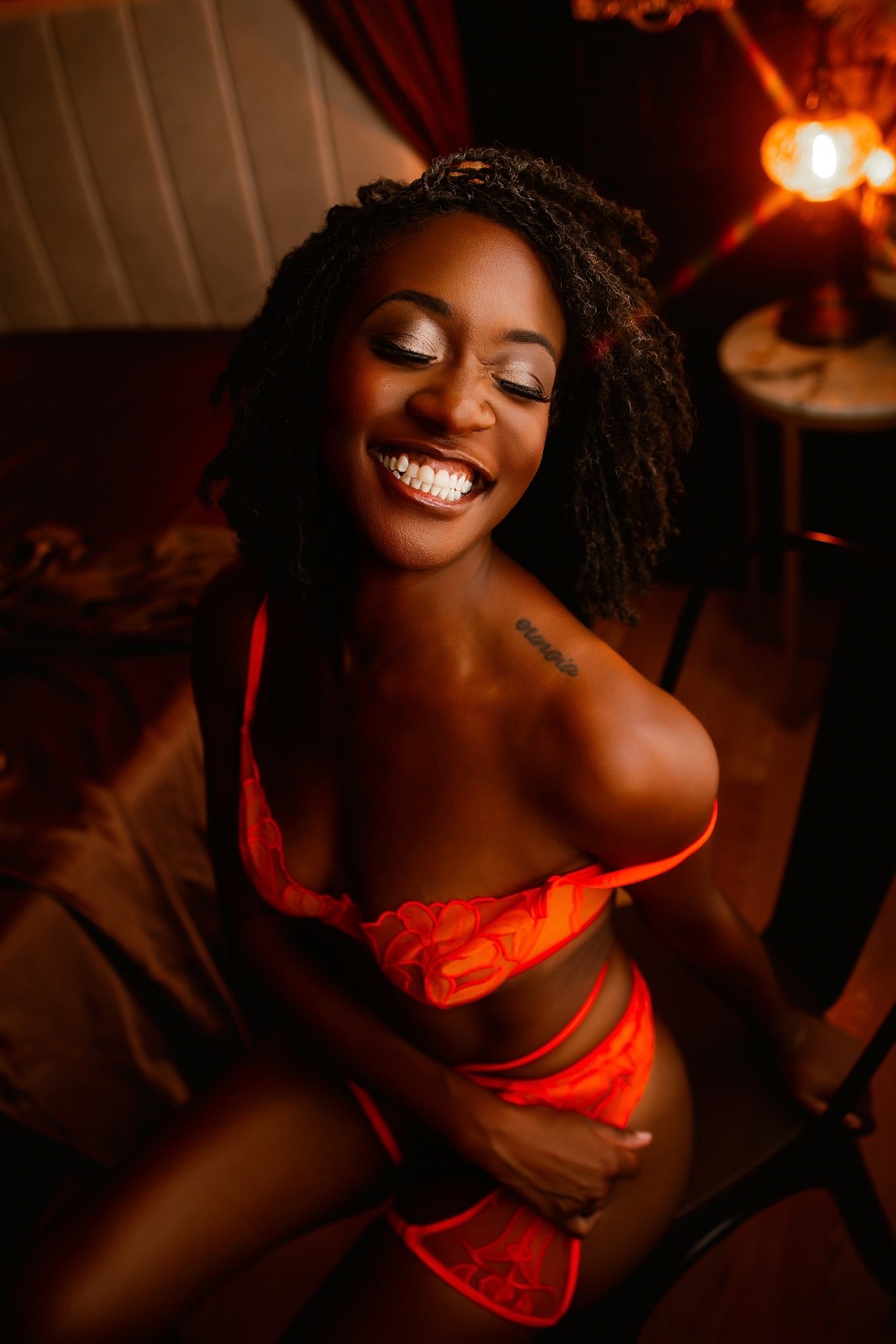 After boudoir session