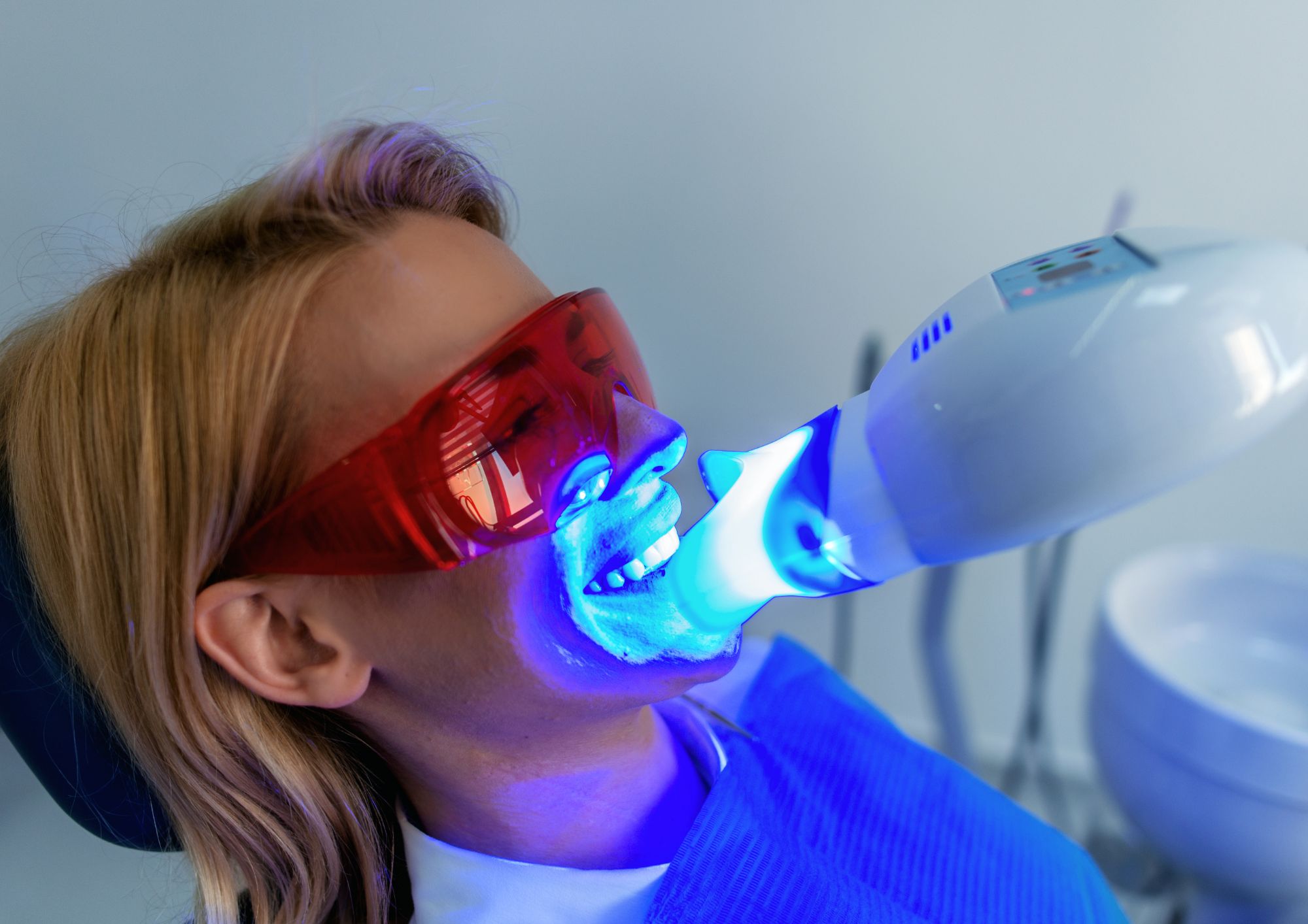 Teeth whitening at Bombshell Beauty Lash Bar & Esthetics